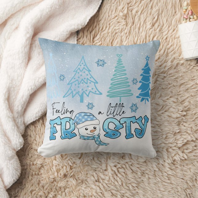 Coussin Noël mignon Snowman (Couverture)