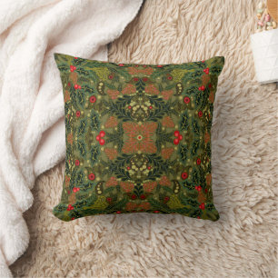 Coussin Noël Paisley coloré
