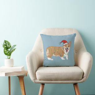 Coussin Noël Pembroke Welsh Corgi