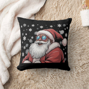 Coussin Noël Père Noël Afro-Américain