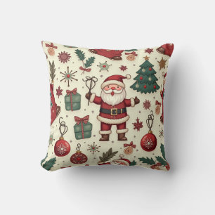 Coussin Noël Père Noël Cushion