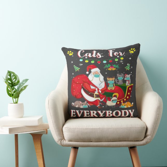 Coussin Noël pour tous les chats (Chaise)