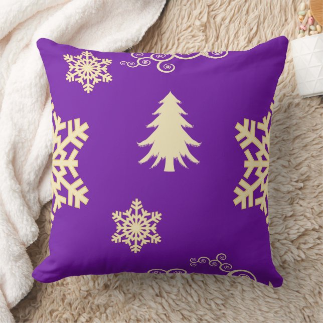 Coussin Noël pourpre (Couverture)