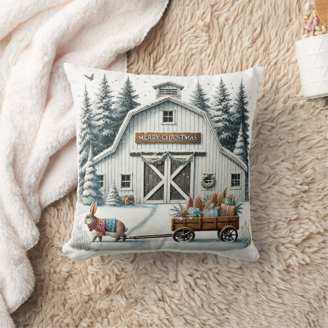 Coussin Noël rustique (Couverture)