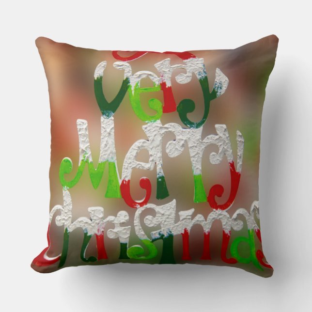 Coussin noël très joyeux (Recto)