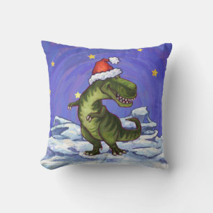 Coussin Noël Tyrannosaurus