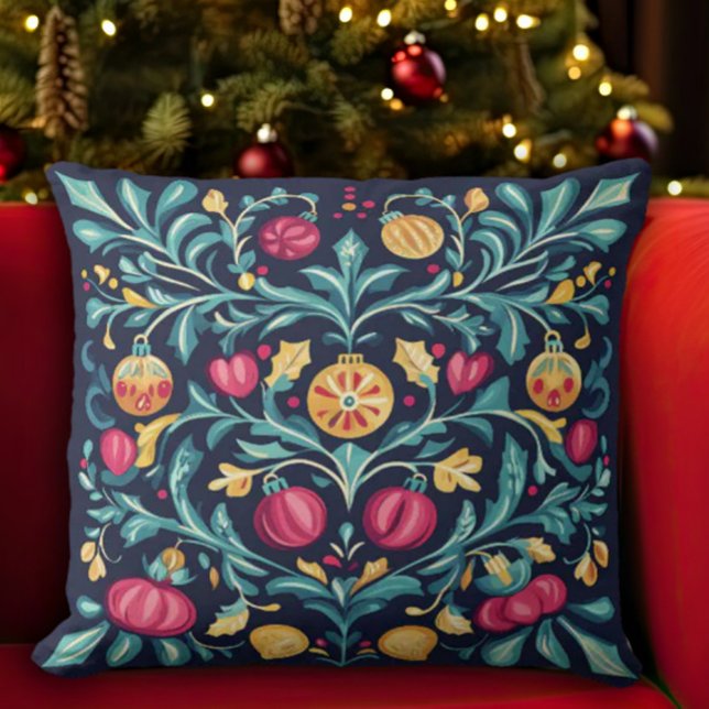 Coussin Noël universitaire sombre (Créateur téléchargé)