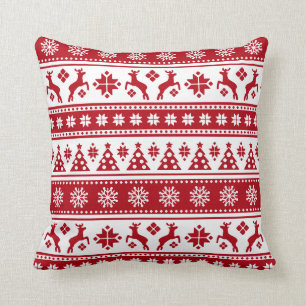 Coussin Noël Vacances Nordic Motif Cosy