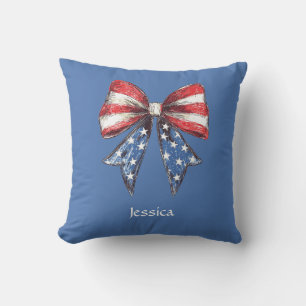 Coussin Nœud Américain Personnalisé Coquette