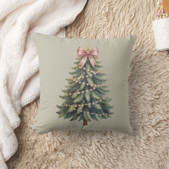 Coussin Noeud de sapin de Noël Coquette Xmas (Couverture)