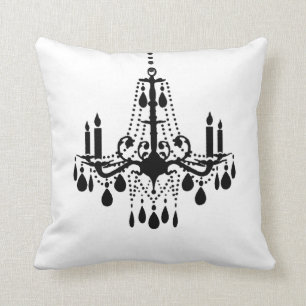 Coussin noir de lustre