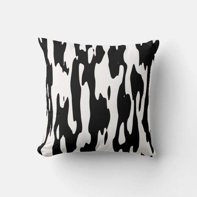 Coussin Noir et blanc (Recto)