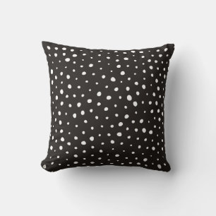 Coussin Noir et blanc inverse Dalmatie Impression/Motif