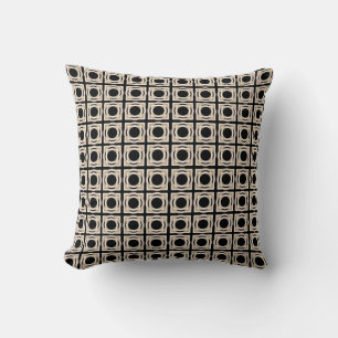 Coussin Noir et Tan