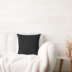 Coussin Noir Moderne Minimaliste – Décoration Co