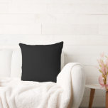 Coussin Noir Uni Élégant<br><div class="desc">❤️ Noir</div>