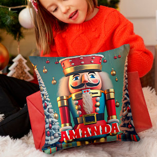 Coussin Noisette Noël Personnalisé Enfants
