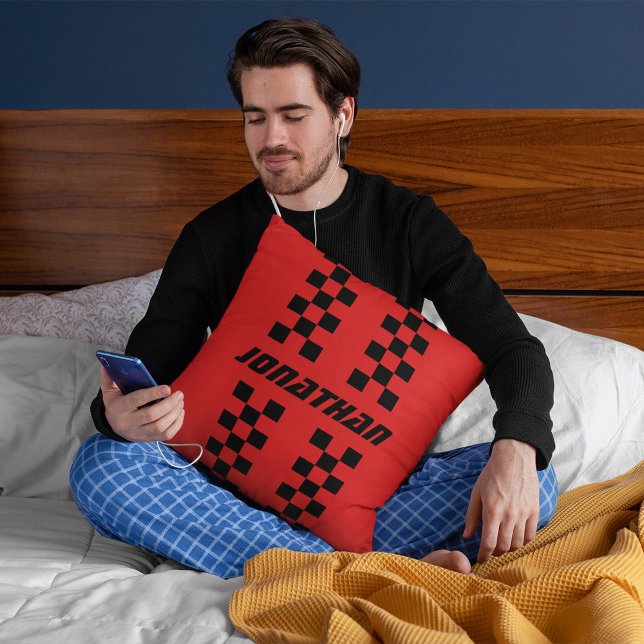Coussin Nom Couleurs entièrement personnalisées Double À d (Créateur téléchargé)
