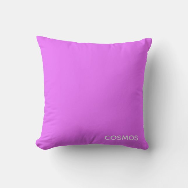 Coussin Nom de couleur pourpre cosmos (Recto)