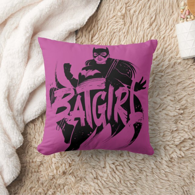 Coussin Nom de la brosse d'encre Batgirl (Couverture)