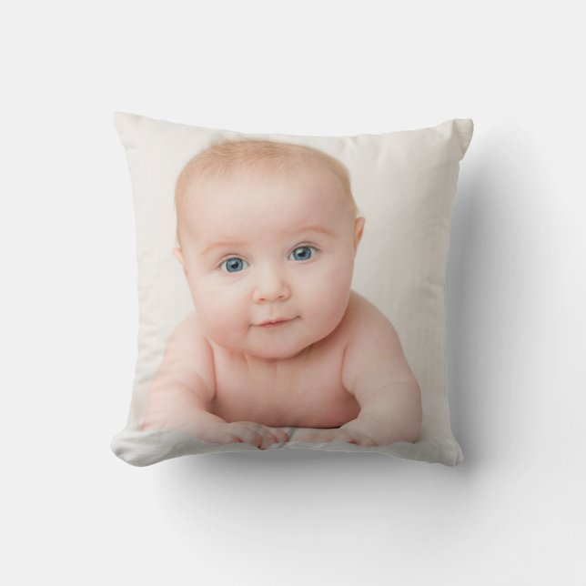 Coussin Nom de naissance Photo Poids Taille (Recto)