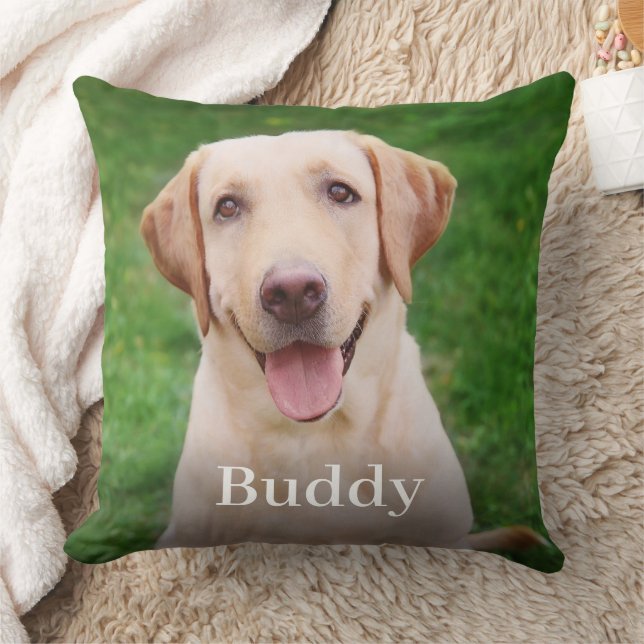 Coussin Nom de photo de l'animal de compagnie Cadeau pour  (Couverture)