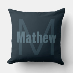 Coussin Nom éditable moderne