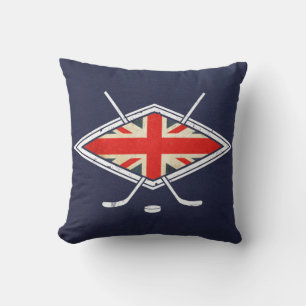 Coussin Nom Et Numéro British Ice Hockey