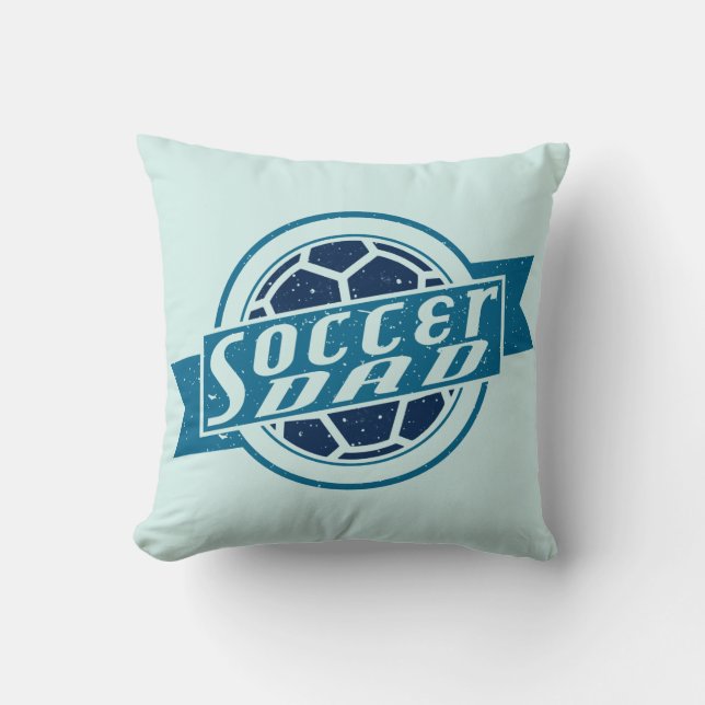 Coussin Nom Et Numéro Soccer Papa (Recto)