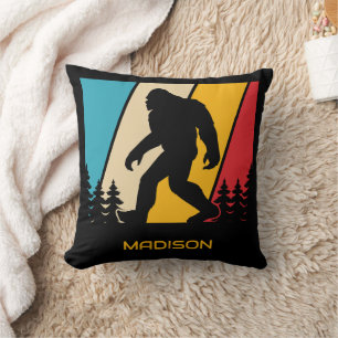 Coussin Nom personnalisé Bigfoot