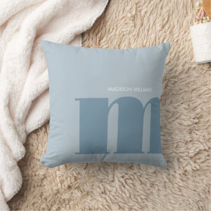 Coussin Nom personnalisé de couleur d'inscription modifiab