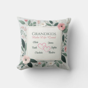 Coussin Nom personnalisé des grands-parents
