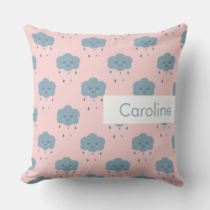 Coussin Nom personnalisé Enfants Motif mignon