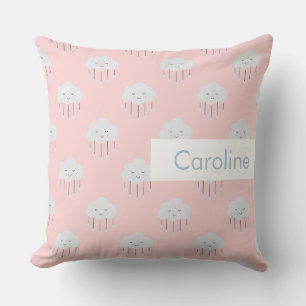 Coussin Nom personnalisé Enfants Motif mignon