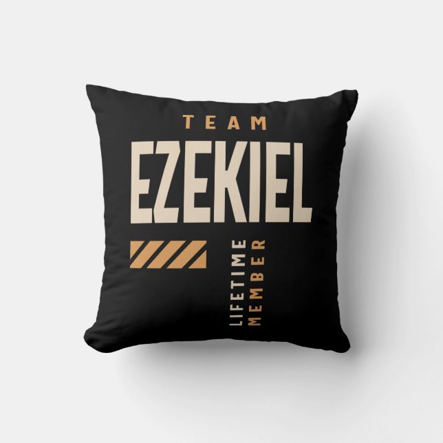 Coussin Nom personnalisé Ezekiel - Drôle Ezekiel (Recto)