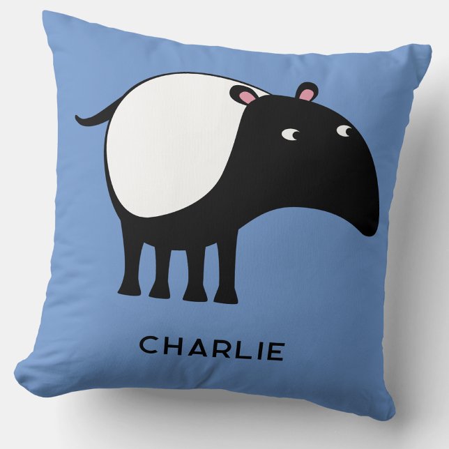 Coussin Nom personnalisé Tapir (Créateur téléchargé)