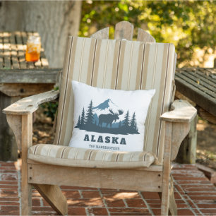 Coussin Nom personnalisé & Texte ALASKA