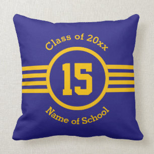 Coussin Nombre de fac d'année de classe d'école