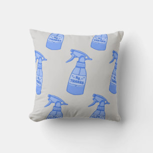 Coussin Non, merci. Flacon de pulvérisation humour Sassy