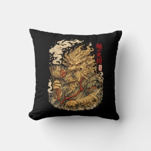 Coussin Noodle Tengu – Créature Mythique Japonaise Faite d