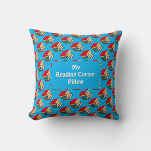 Coussin NOOK DE LECTURE Bleue personnalisée