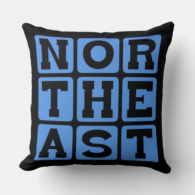Coussin Nord-Est, Région des États-Unis (Recto)