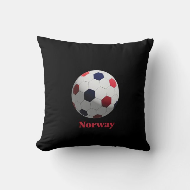 Coussin Norvège football (Recto)