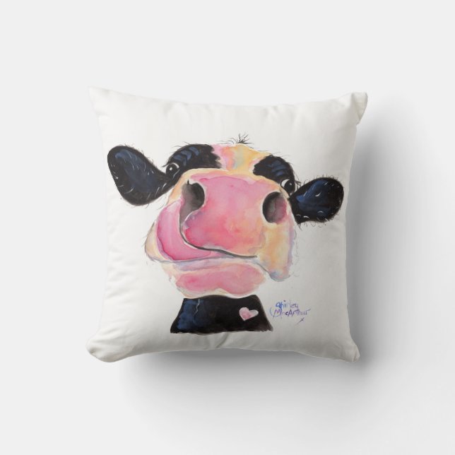 Coussin Nosey Cow 'Jammie Jessie' Thon (Recto)