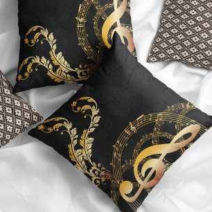Coussin Note de musique Design royal