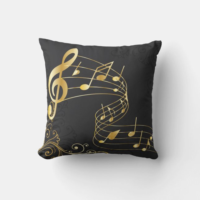 Coussin Note musicale Design royal (Recto)