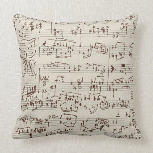 Coussin Notes de musique