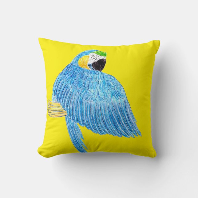 Coussin Nothing to See here Parrot (Recto)