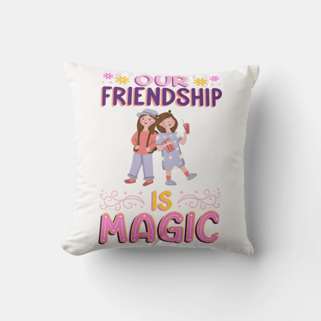 COUSSIN NOTRE AMITIÉ EST MAGIQUE. AMIS. BBF (Recto)