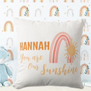 Coussin Notre arc-en-ciel Sunshine Boho